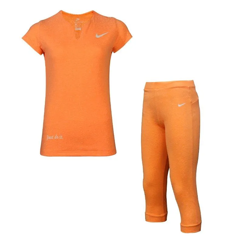 ست تیشرت شلوار ورزشی زنانه طرح نایک کوتاه  Just Do it ANG