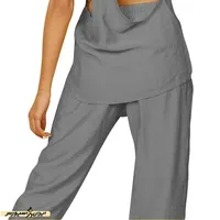 شلوار اسپرت زنانه طرح نایک اسلش مچ دار بابوس