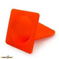 مانع تمرین فوتبال مخروطی 30 سانتیمتری ژله ای بسته 5 عددی