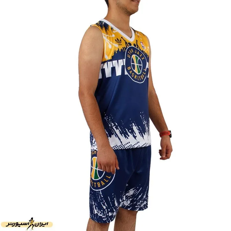 ست رکابی شلوارک بسکتبال UTAH JAZZ NZD