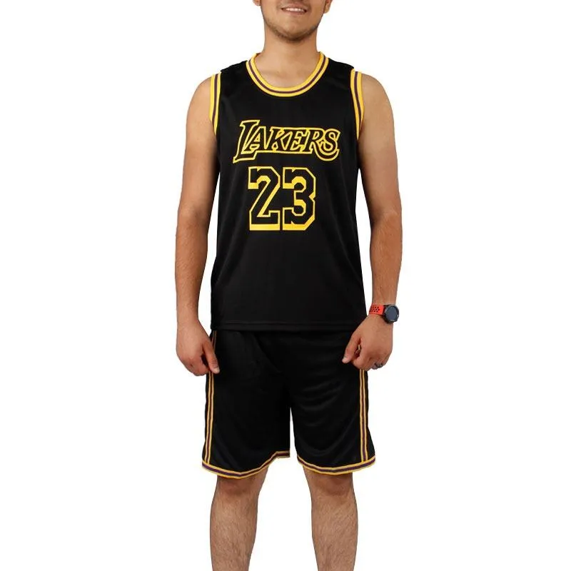 ست رکابی شلوارک بسکتبال Lakers