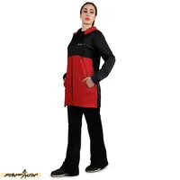 ست مانتو شلوار ورزشی زنانه طرح نایک کلاه دار