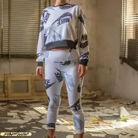 ست بلوز و لگ ورزشی زنانه طرح نایکی