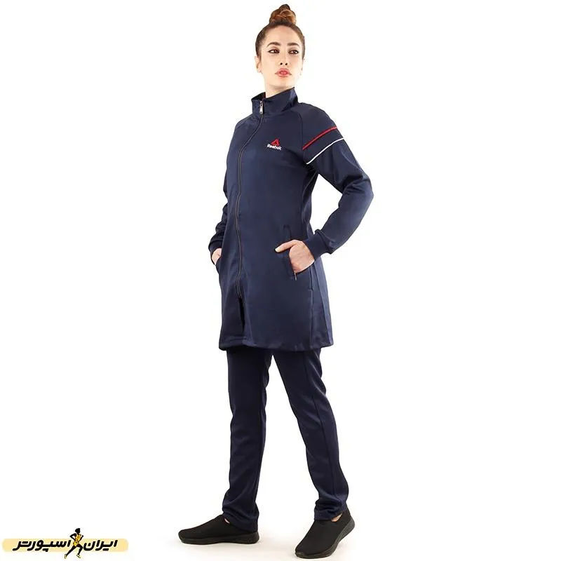 ست مانتو شلوار ورزشی زنانه طرح ریبوک L-330 NZD