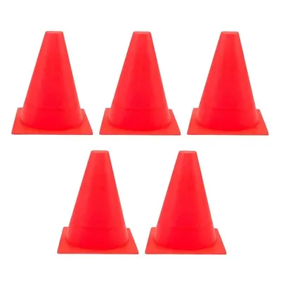 مانع تمرین فوتبال مخروطی ۲۰ سانتیمتری ژله ای بسته 5 عددی DST