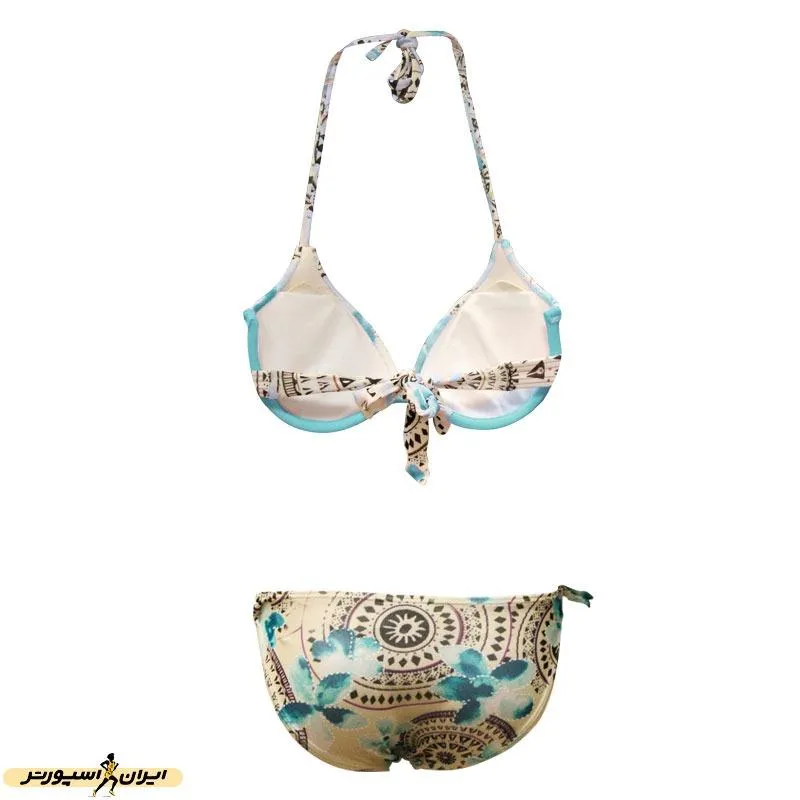 مایو شنا زنانه سه تکه Patterned