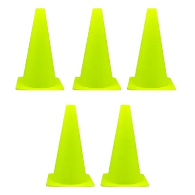 مانع تمرین فوتبال مخروطی 30 سانتیمتری ژله ای بسته 5 عددی