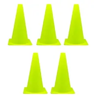 مانع تمرین فوتبال مخروطی 30 سانتیمتری ژله ای بسته 5 عددی