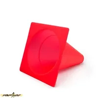 مانع تمرین فوتبال مخروطی ۲۰ سانتیمتری ژله ای بسته 5 عددی DST