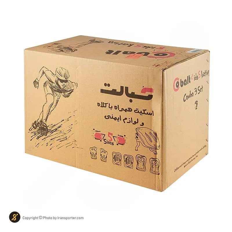 اسکیت کفشی کبالت چهار چرخ 7 -ABEC