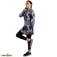 تونیک نیم زیپ زنانه طرح نایک