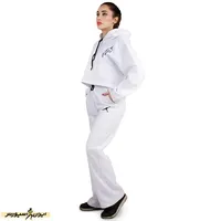 ست نیم تنه شلوار زنانه طرح جردن هودی اسلش کلاه دار23