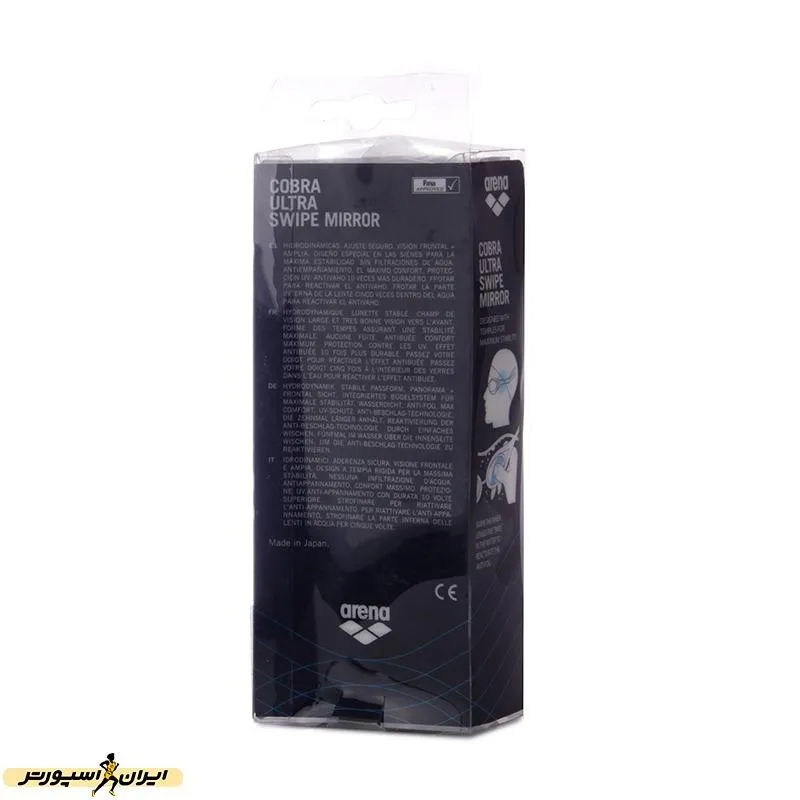 عینک شنا آرنا Cobra Ultra Swipe Mirror Indoor HMK