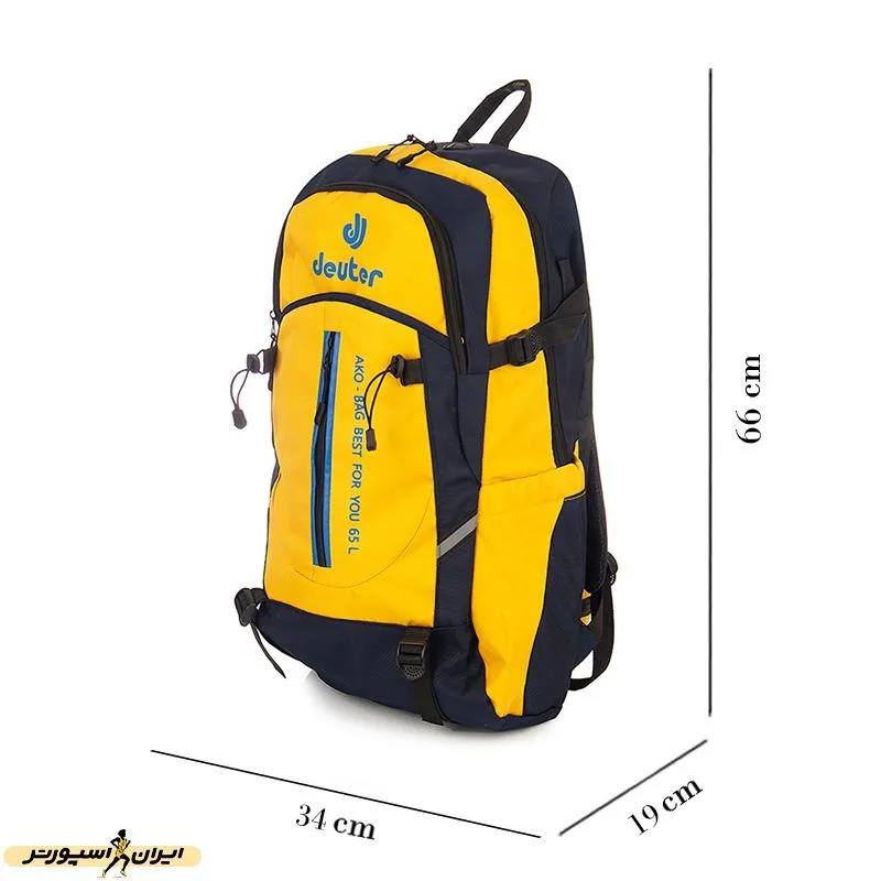 کوله کوهنوردی 65 لیتری طرح دیوتر فنردار