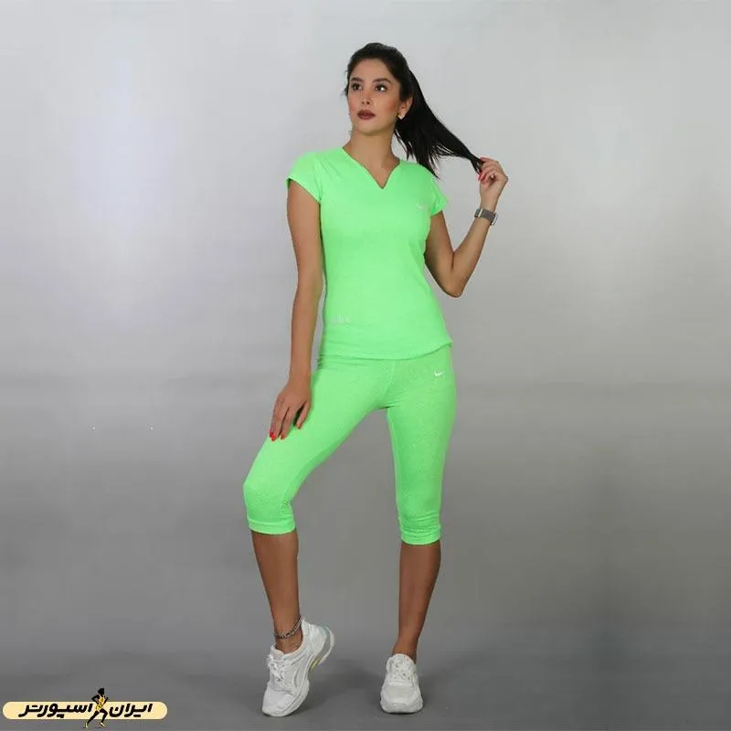 ست تیشرت شلوار ورزشی زنانه طرح نایک کوتاه  Just Do it ANG