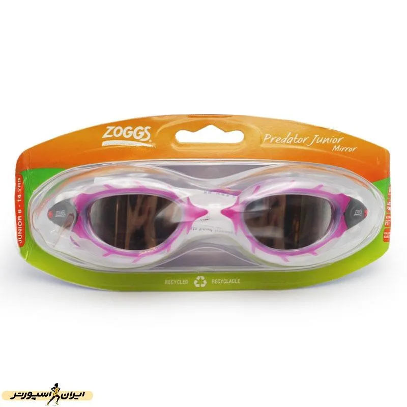 عینک شنا بچه گانه زاگز Predator Junior Mirror