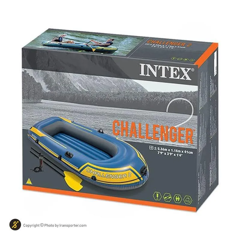 قایق بادی اینتکس دونفره Challenger 2 - 68367