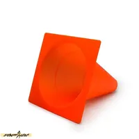 مانع تمرین فوتبال مخروطی ۲۰ سانتیمتری ژله ای بسته 5 عددی DST