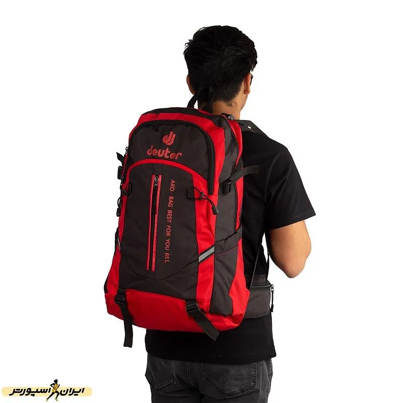 کوله کوهنوردی 65 لیتری طرح دیوتر فنردار