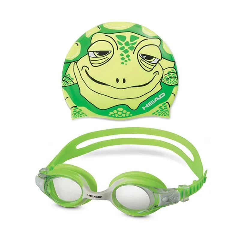عینک شنا و کلاه شنا ست هد 451020