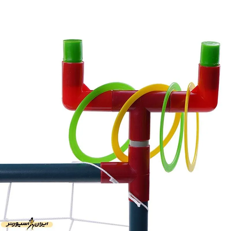 دروازه آموزشی فوتبال و حلقه پرتاب بچه گانه آپارتمانی 5 ستاره