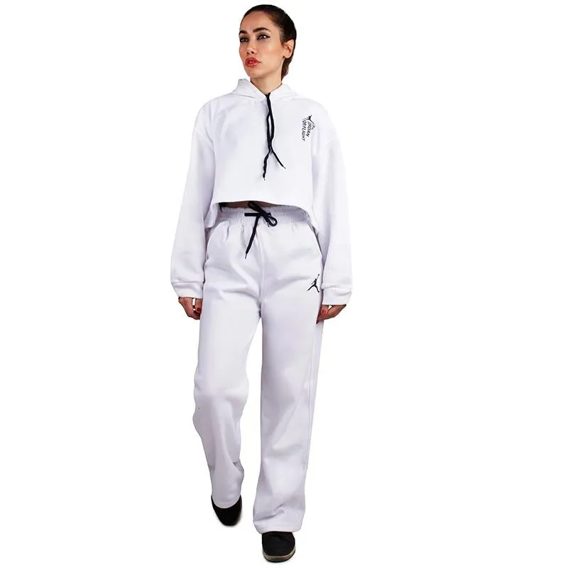 ست نیم تنه شلوار زنانه طرح جردن هودی اسلش کلاه دار23