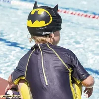 کلاه شنا بچه گانه زاگز Batman 3D SILICONE CAP HMK