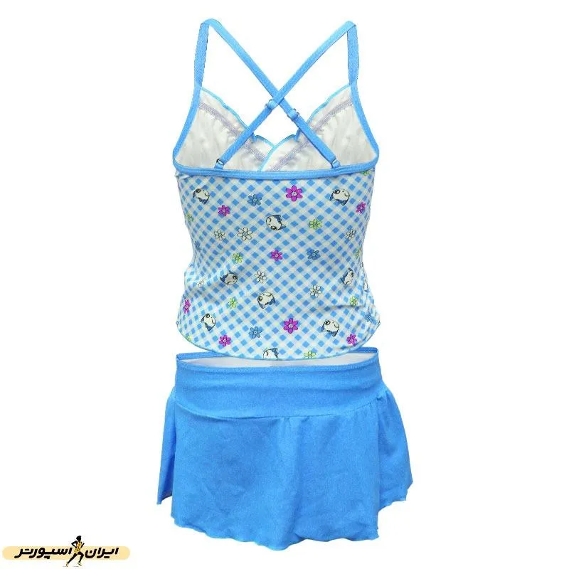 مایو شنا بچه گانه دخترانه سه تکه دامن دار Miu Miu