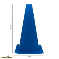 مانع تمرین فوتبال مخروطی 30 سانتیمتری ژله ای بسته 5 عددی