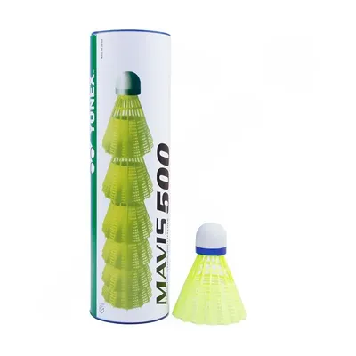 توپ بدمینتون طرح یونکس پلاستیکی Mavis 500 بسته 6 عددی