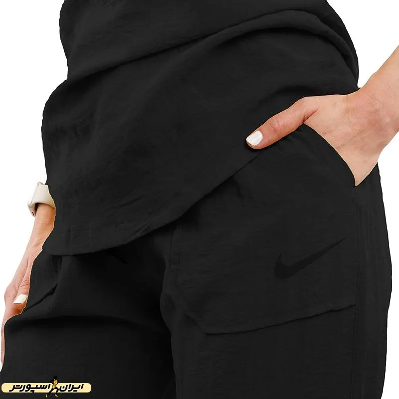 شلوار اسپرت زنانه طرح نایک اسلش مچ دار بابوس