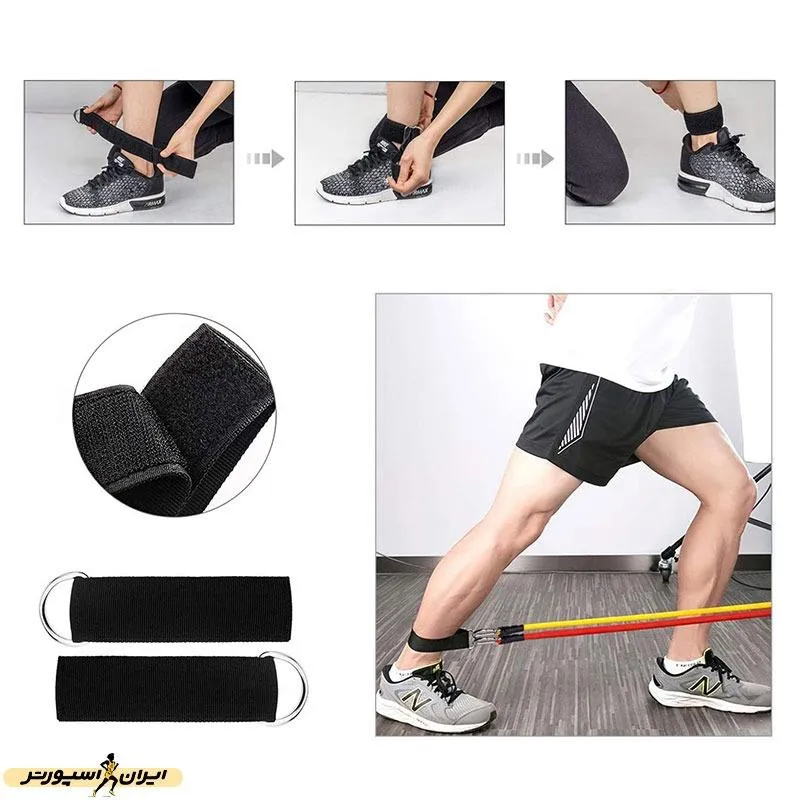 ست کش بدنسازی مقاومتی CX پنج رشته GRD A سایز 1/1متری