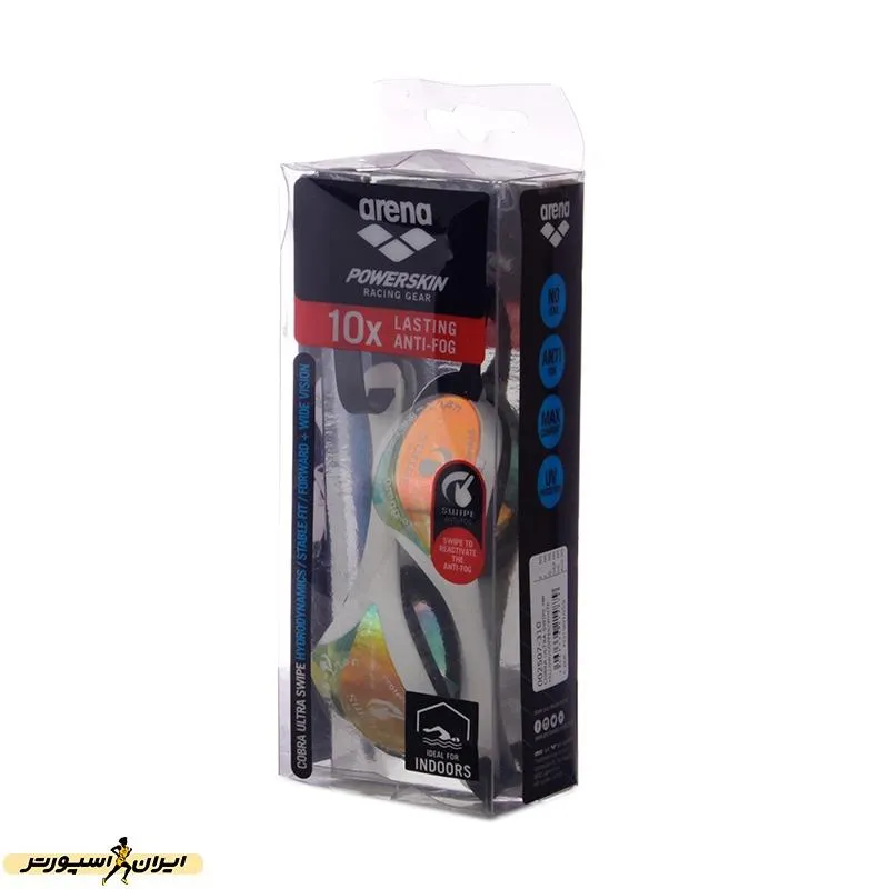 عینک شنا آرنا Cobra Ultra Swipe Mirror Indoor HMK