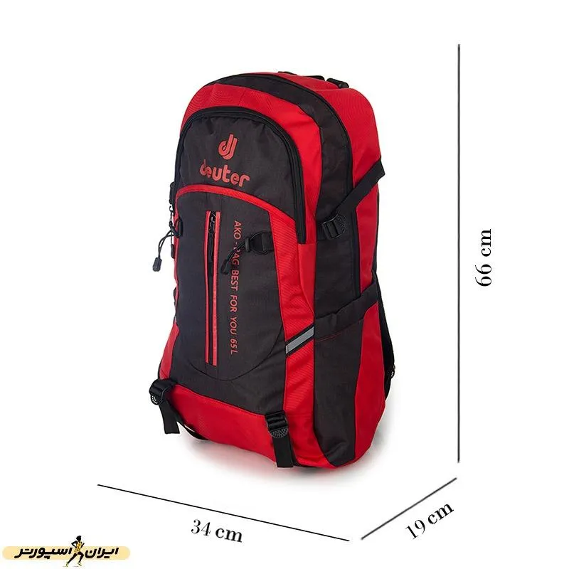 کوله کوهنوردی 65 لیتری طرح دیوتر فنردار