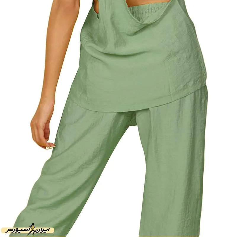 شلوار اسپرت زنانه طرح نایک اسلش مچ دار بابوس