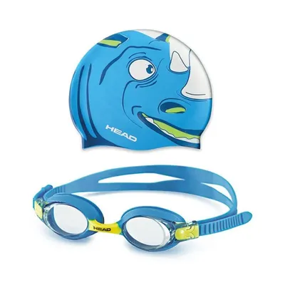 عینک شنا و کلاه شنا ست هد 451020