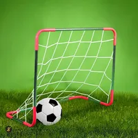 دروازه آموزشی فوتبال جفتی بچه گانه آپارتمانی گل کوچک فلزی دربی