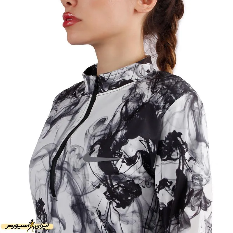تونیک نیم زیپ زنانه طرح نایک