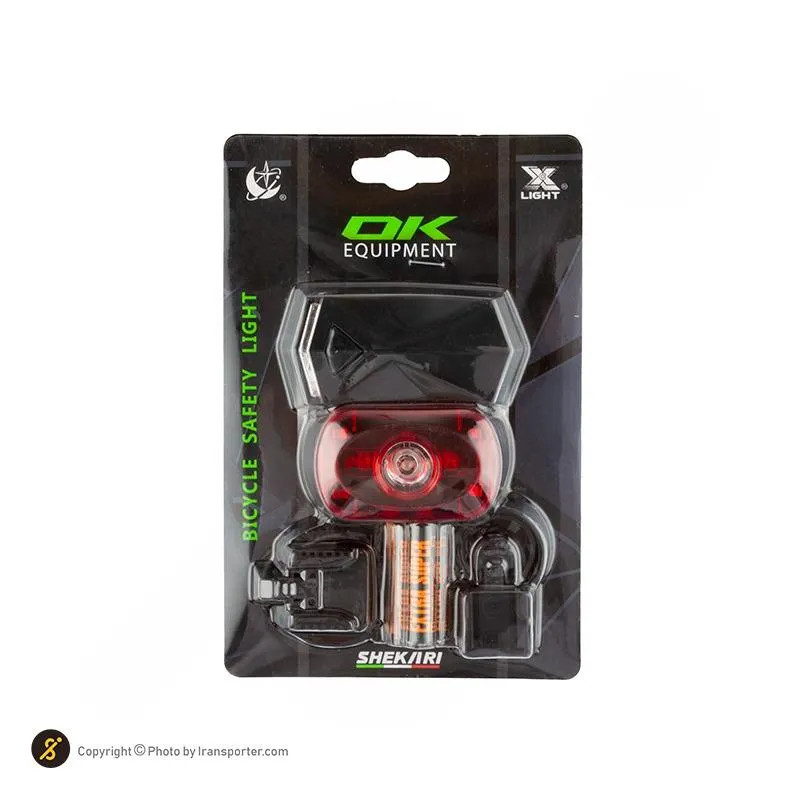 ست چراغ دوچرخه اوکی جلو و عقب XC-988115