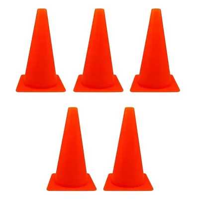 مانع تمرین فوتبال مخروطی 30 سانتیمتری ژله ای بسته 5 عددی