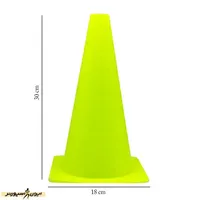 مانع تمرین فوتبال مخروطی 30 سانتیمتری ژله ای بسته 5 عددی