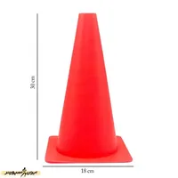 مانع تمرین فوتبال مخروطی 30 سانتیمتری ژله ای بسته 5 عددی