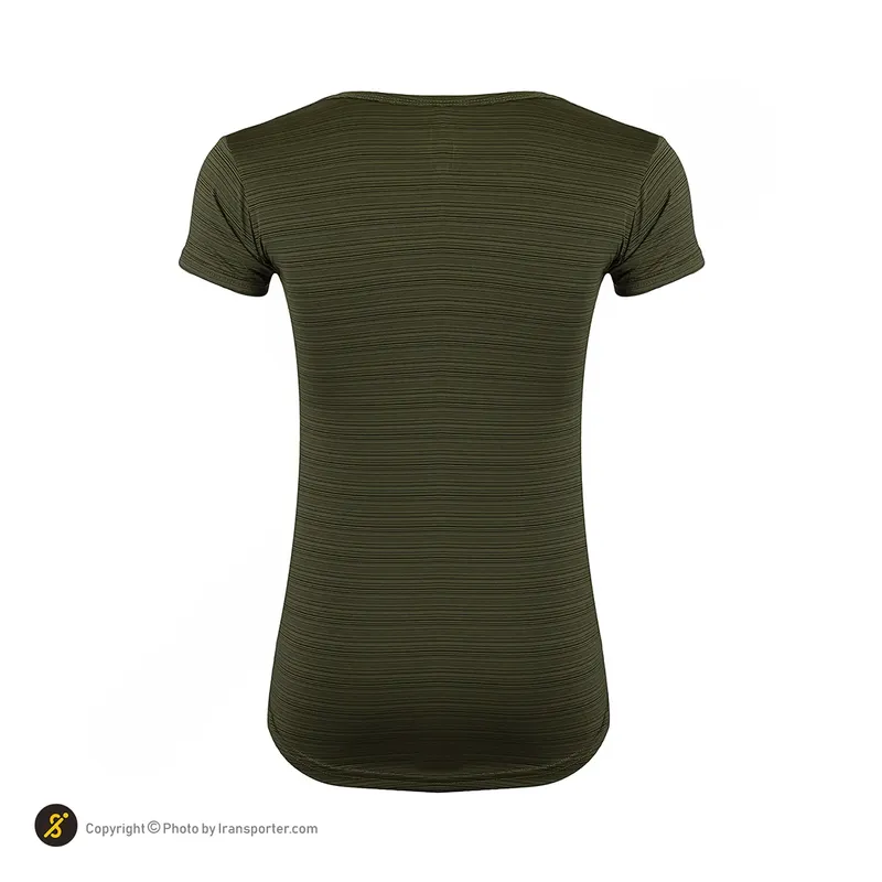 تیشرت ورزشی زنانه طرح نایک یقه دلبری یونیک اسپرت