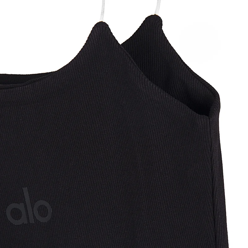 تاپ ورزشی زنانه بندی دوبل کبریتی alo 2415