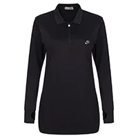 تونیک ورزشی زنانه نیم زیپ انگشتی طرح نایک 2460