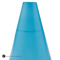 مانع تمرین فوتبال مخروطی 17 سانتیمتری ژله ای  بسته 10عددی