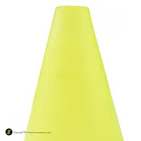 مانع تمرین فوتبال مخروطی 17 سانتیمتری ژله ای  بسته 10عددی