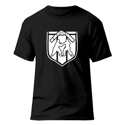 تیشرت جوجیتسو فشن لاین Jui Jitsu 9|مشکی/سفید