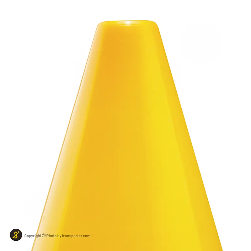 مانع تمرین فوتبال مخروطی 17 سانتیمتری ژله ای  بسته 10عددی