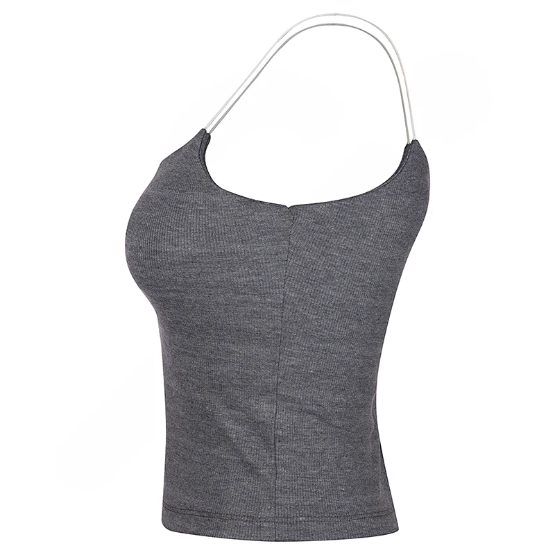 تاپ ورزشی زنانه بندی دوبل کبریتی alo 2415